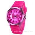 Wholesale Girls Rubber Quartz Analog Wrist Watches